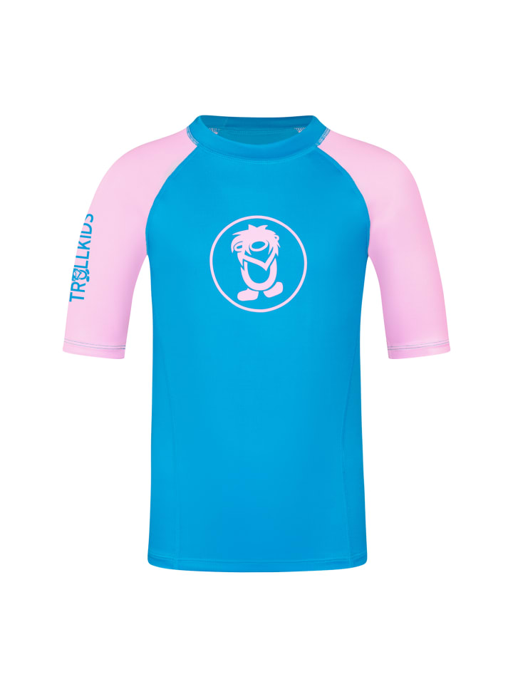 Badeshirt Kvalvika T in dynamic blue