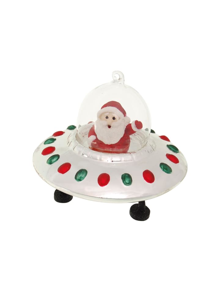 Baumschmuck-Glasornament in Bunt