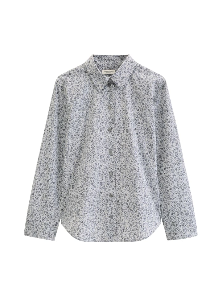 Bluse A-Shape in Light Blue