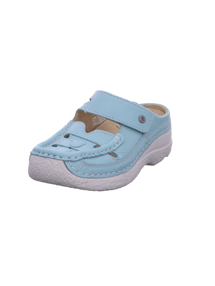 Schnürschuh in blau