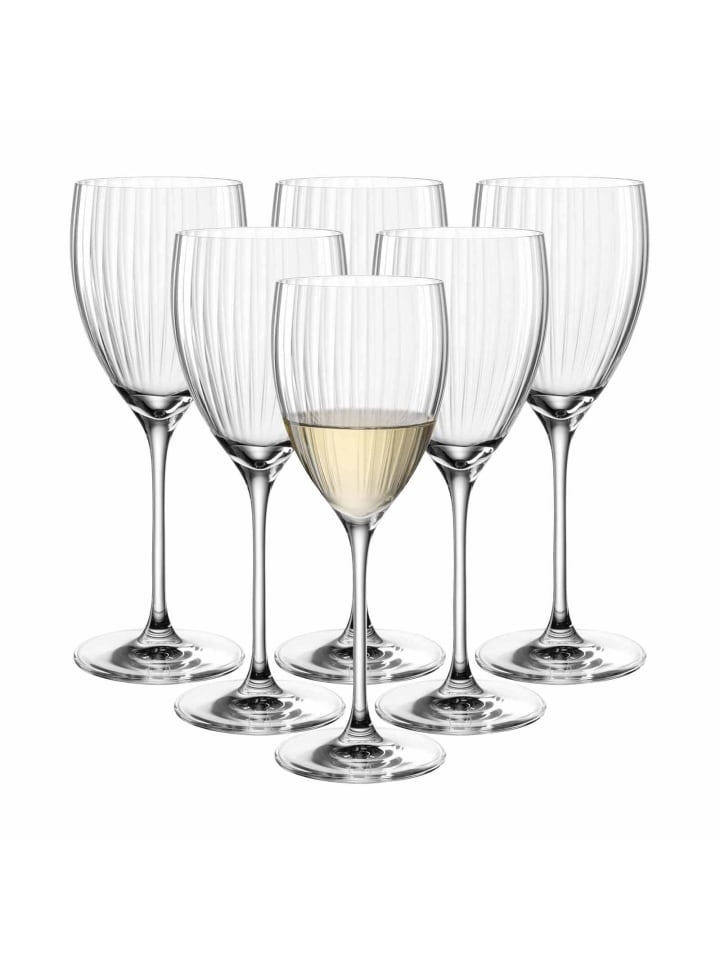 6er Set Rieslinggläser Poesia in Transparent 350 ml