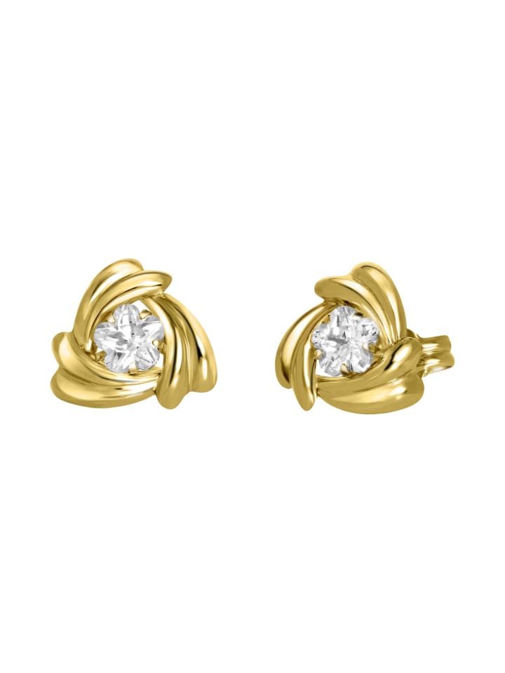 585 Gold Ohrringe Dreieck
