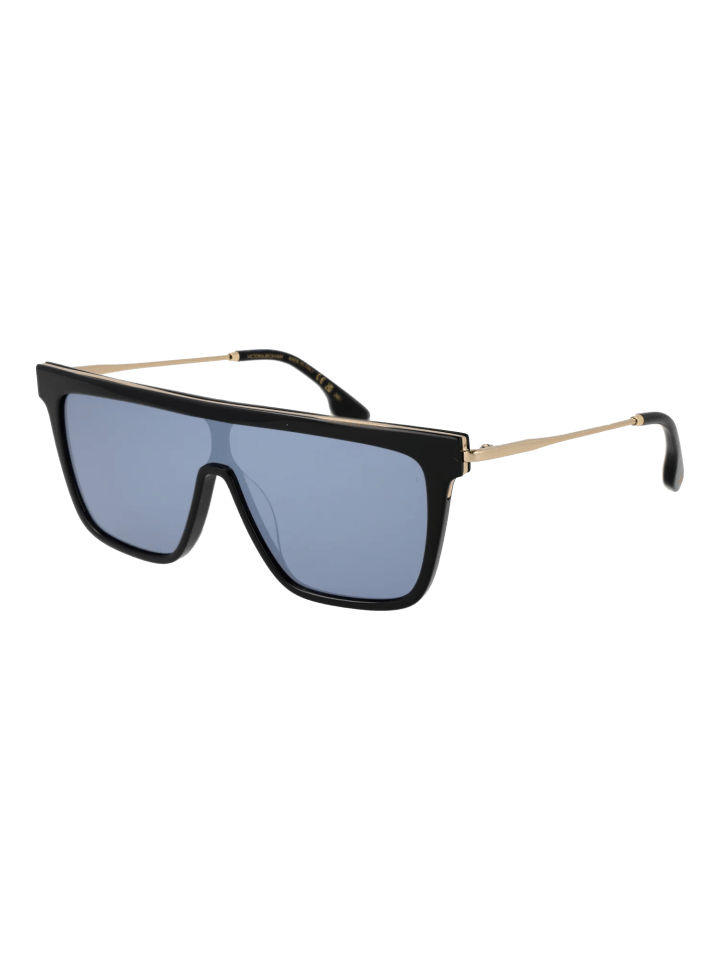 Frauen Sonnenbrille Mono-Objektiv Schwarz
