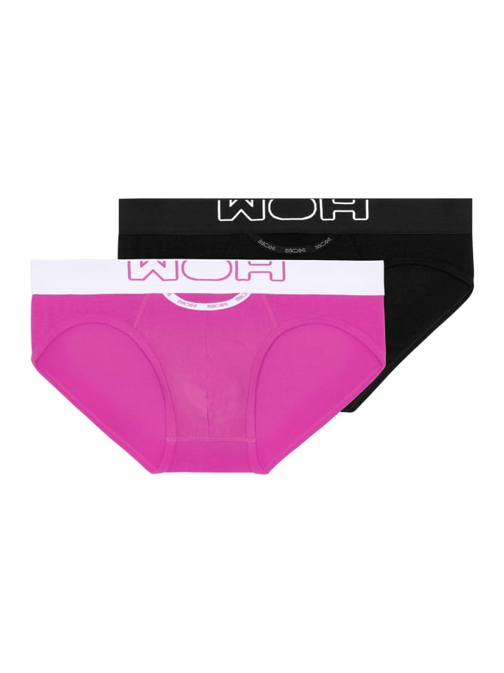 Mini Slip / Unterhose Sexy Fun in Schwarz / pink