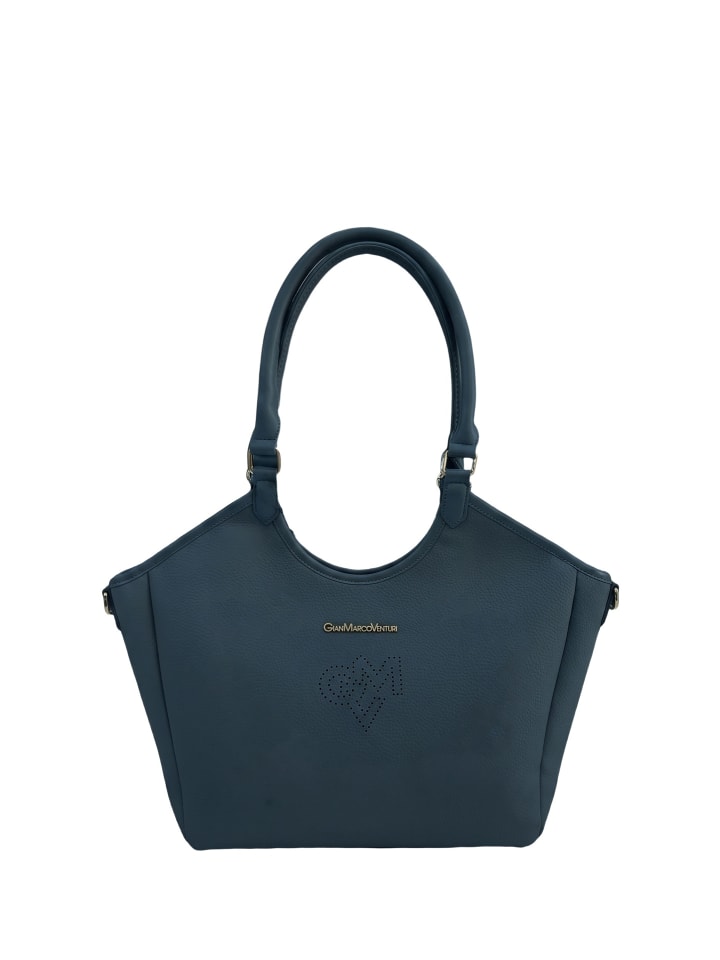 Schultertasche in BLU
