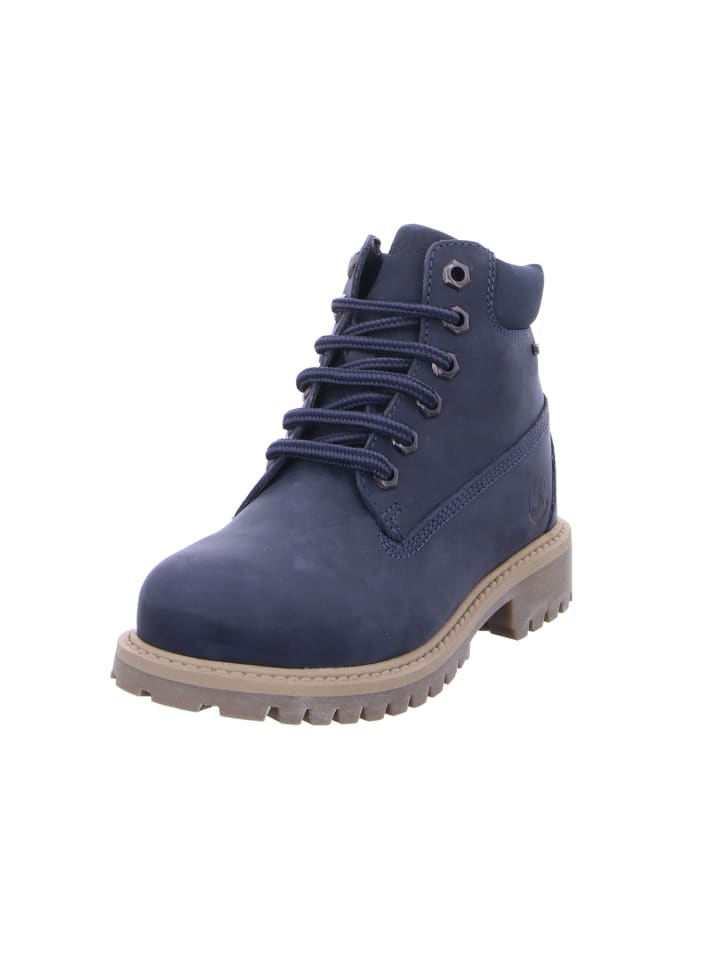 Schnürschuh in blau