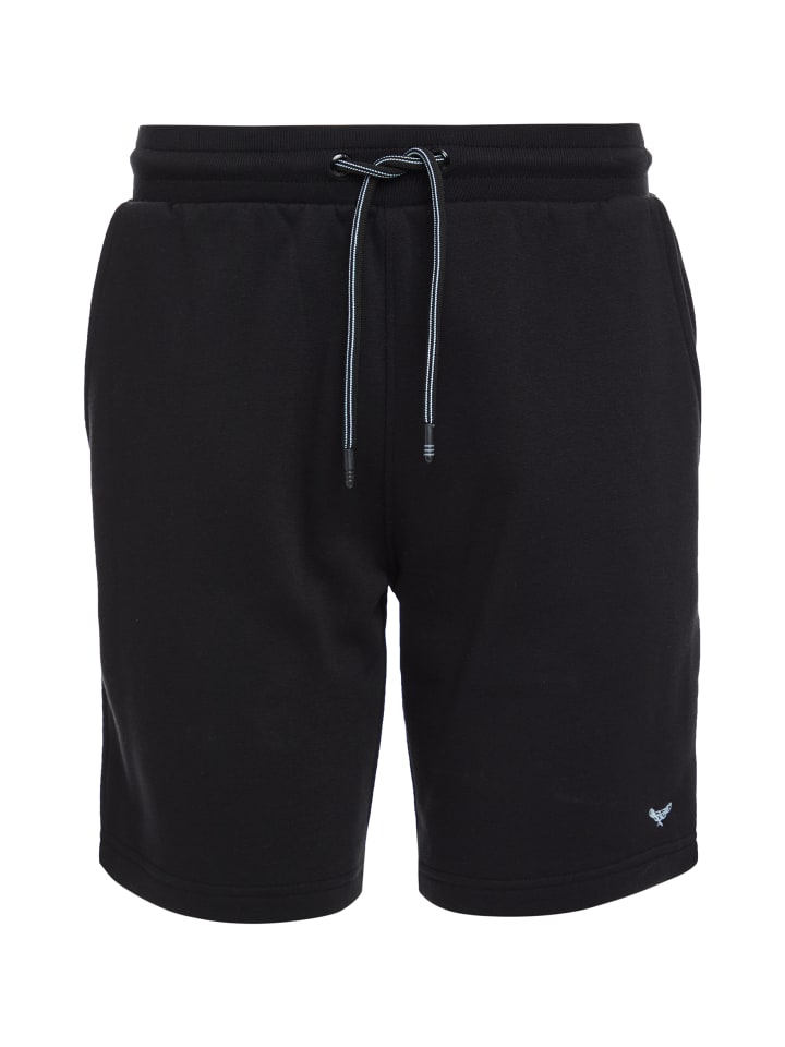 Sweatshorts Bergamot in schwarz-weiß