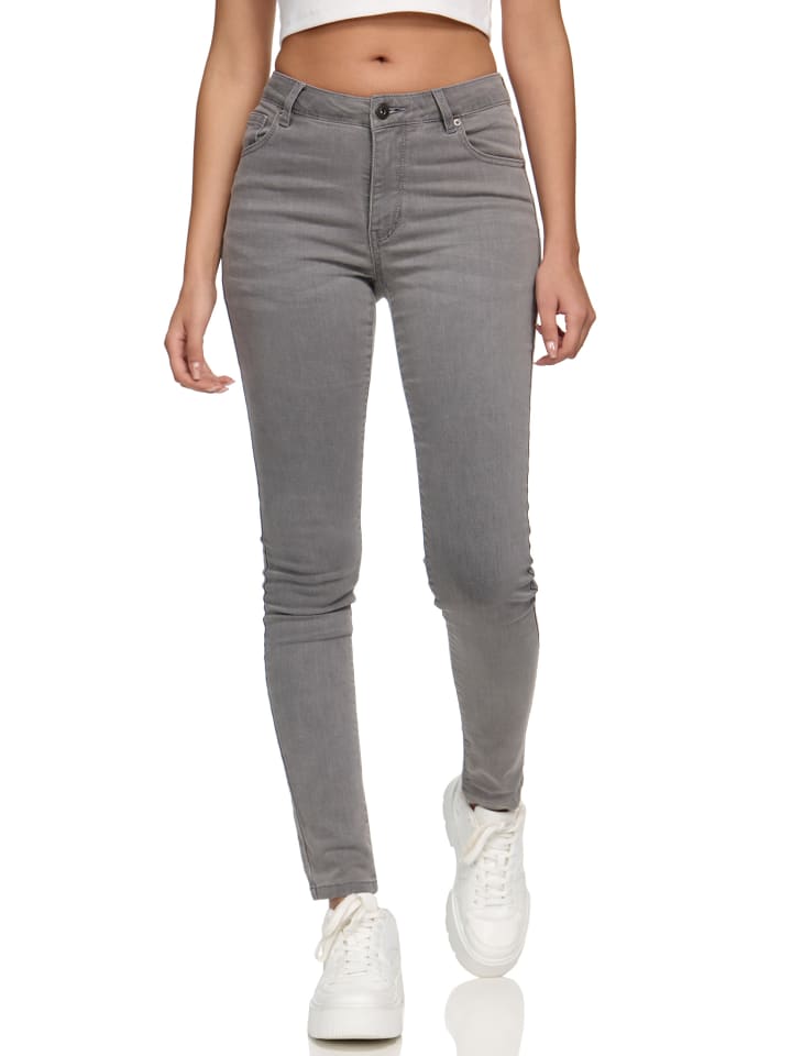 Skinny-Fit Jeans Tori in Grau