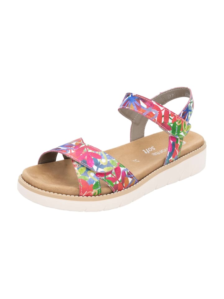 Sandalen in Bunt