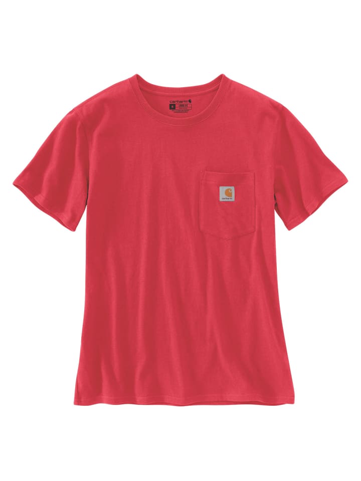Pocket T-Shirt in rot