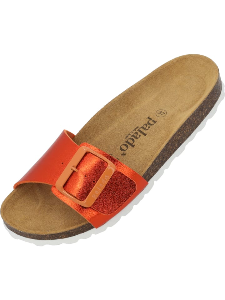 Pantoletten Malta EGS Metallic in Orange