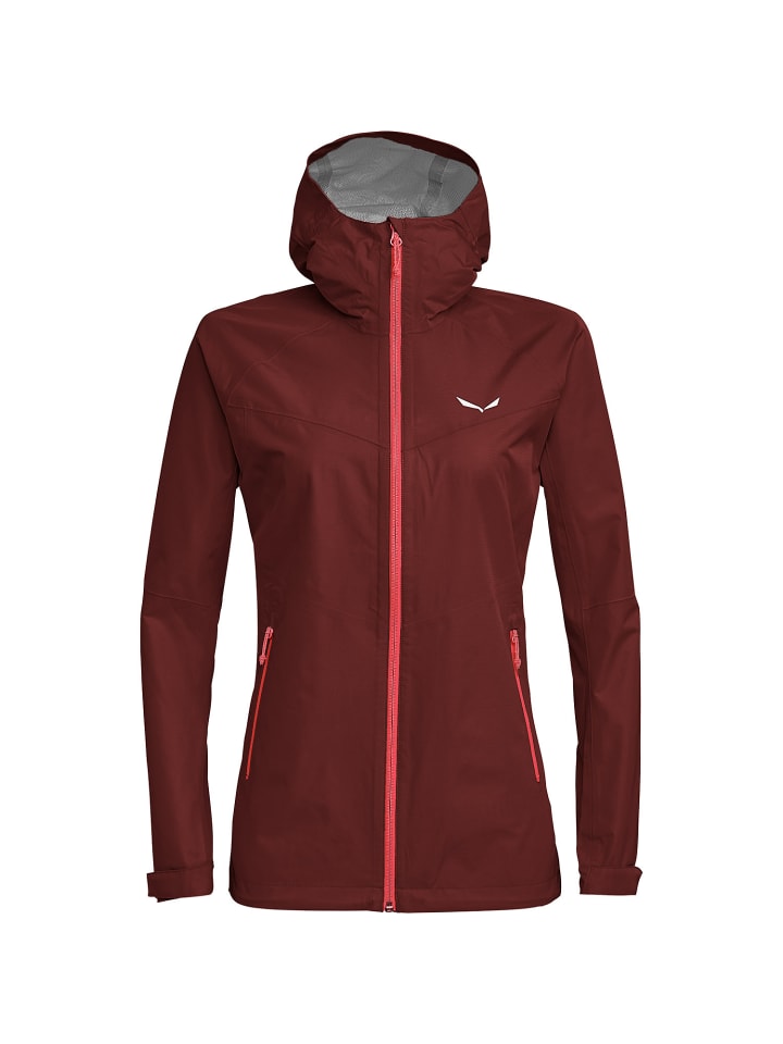 Funktionsjacke Puez Aqua PTX in Dunkelrot