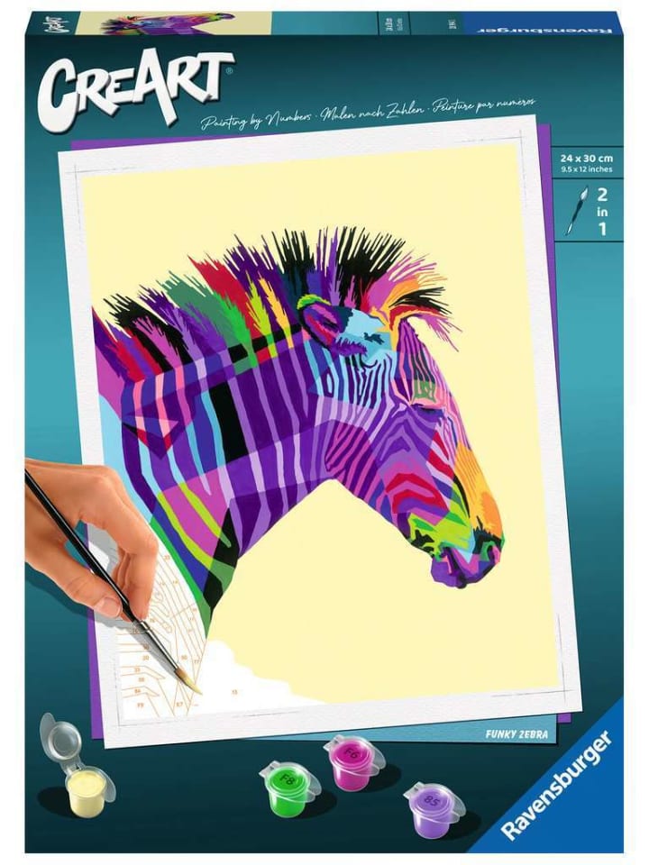 Ravensburger Malprodukte Funky Zebra in bunt