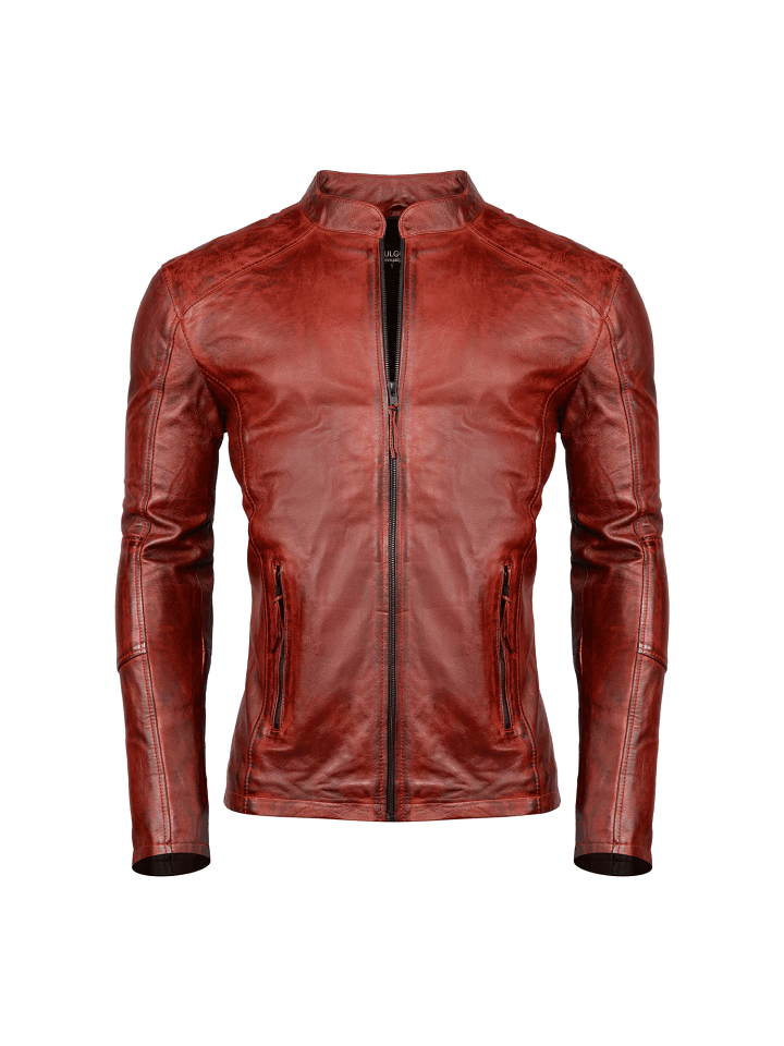 Paulgos Jacke Echtleder Paul Gos Herren Echt Lederjacke XL, Wie