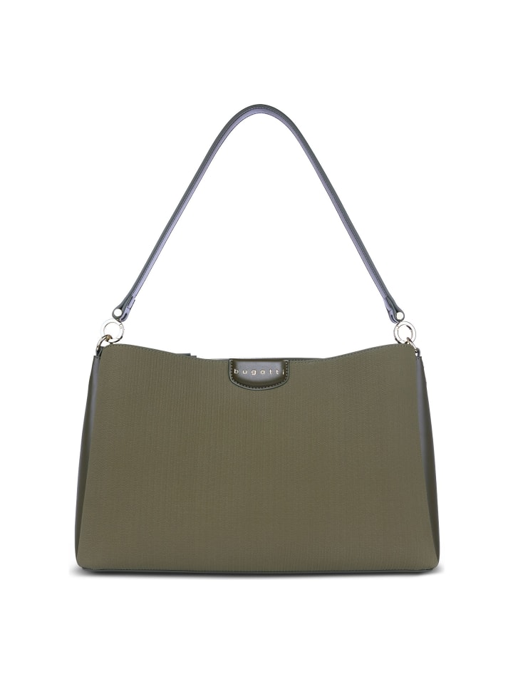 Leah Schultertasche 36 cm olive