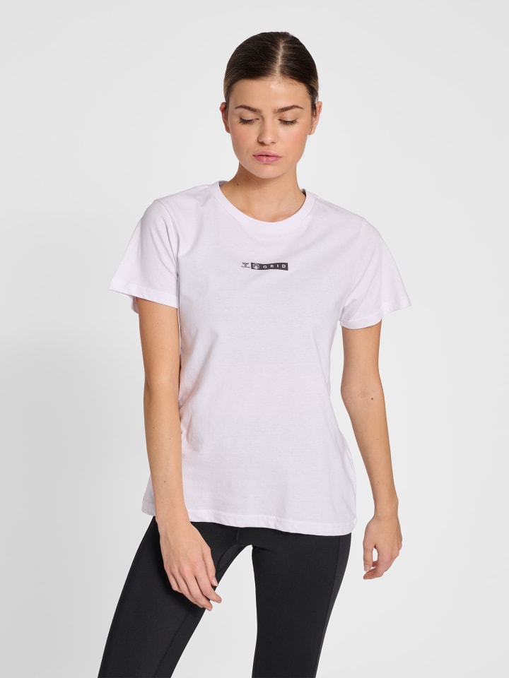 T-Shirt Hmloffgrid Damen in WHITE/FORGED IRON