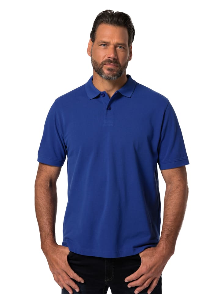 Poloshirt in dunkles saphir