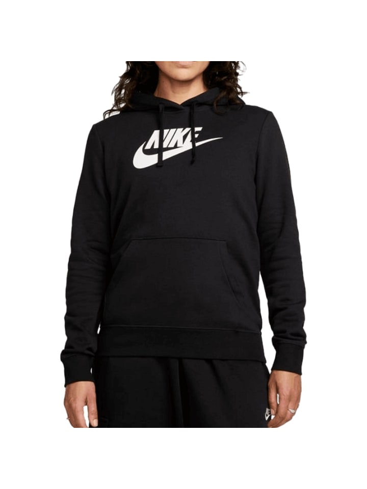 Kapuzenpullover Hoodie in schwarz