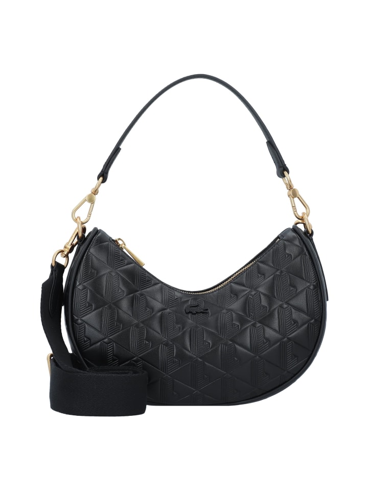 Maheki Schultertasche Leder 24 cm noir