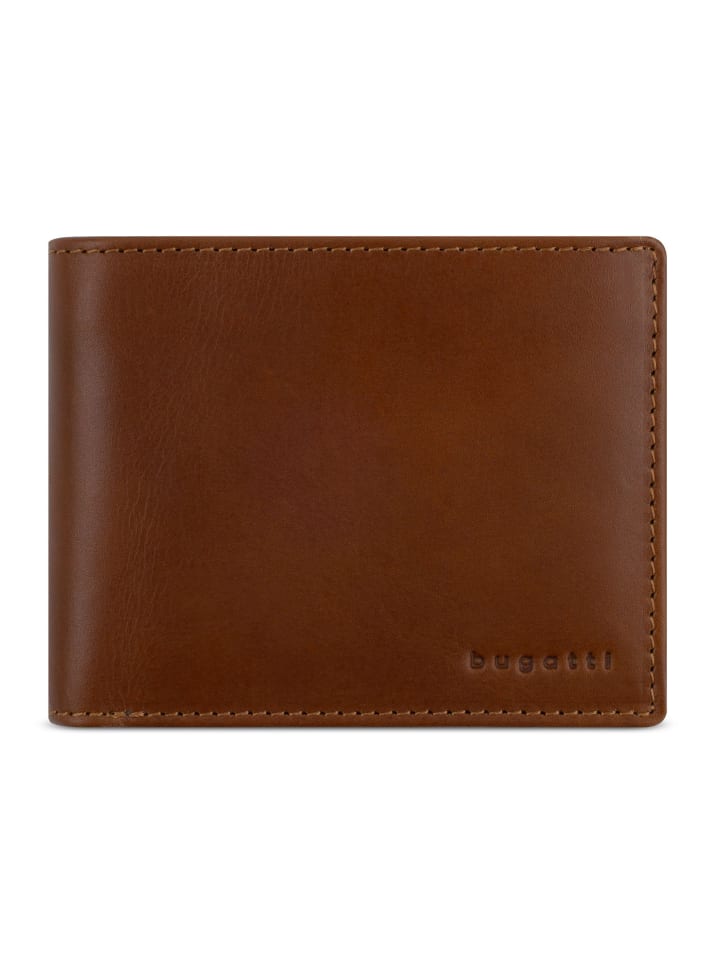 Remo Geldbörse Leder 12 cm cognac