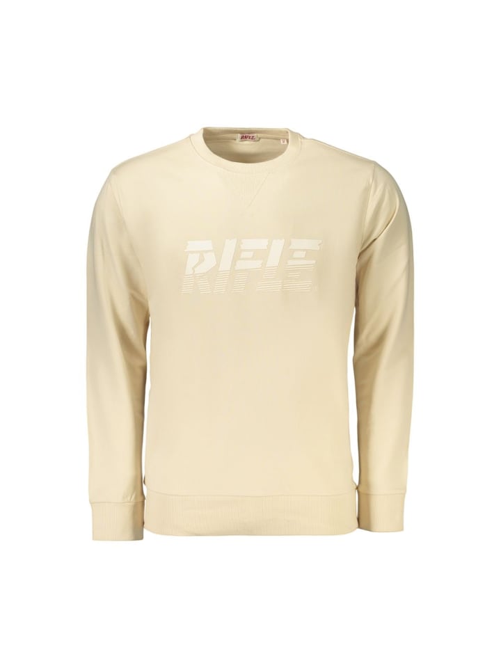Beige Baumwolle Herren Sweatshirt
