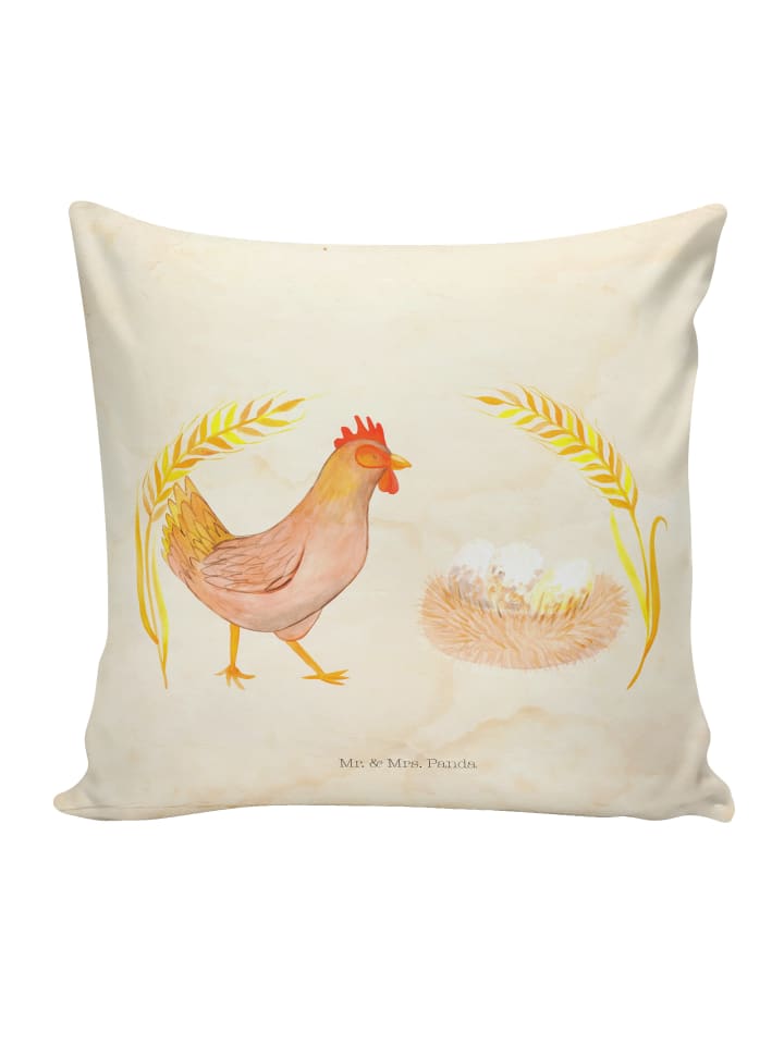 Kissen Huhn Stolz ohne Spruch in Vintage