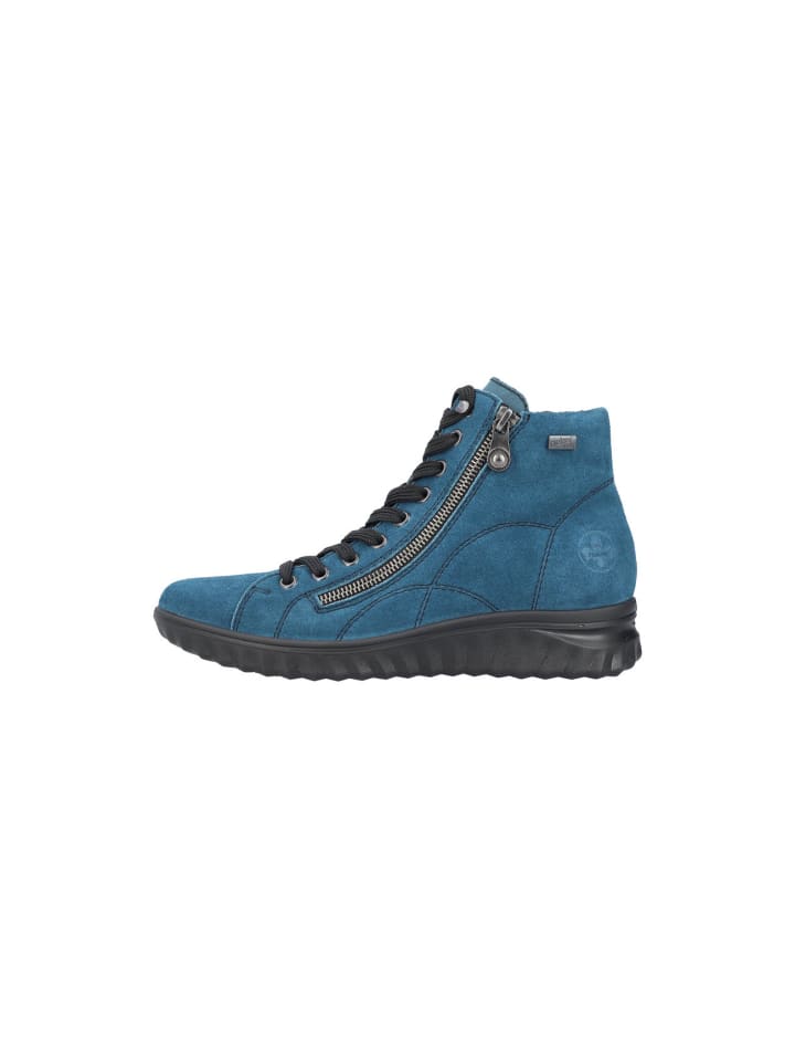 Schnürschuh in blau