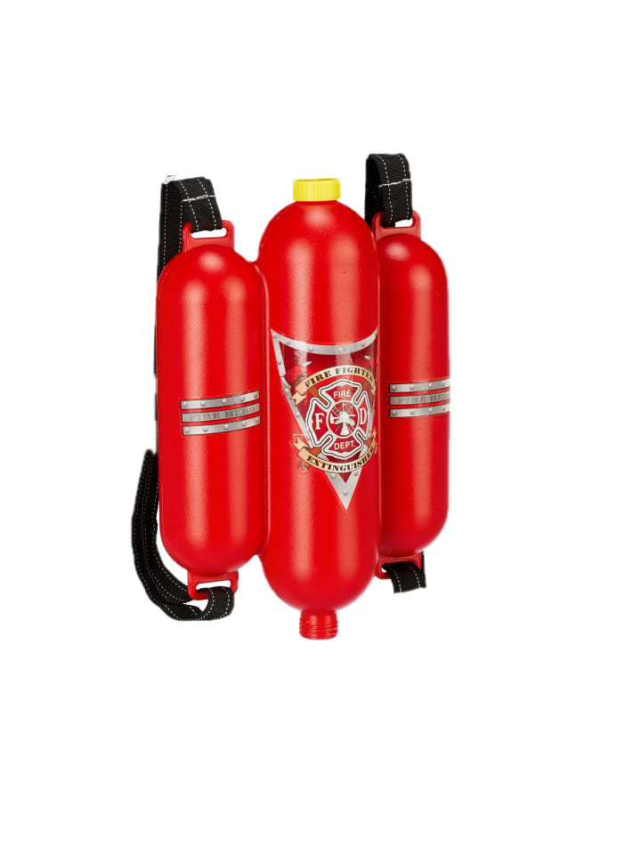 10x Feuerwehr Wasserspritze in Rot/ Gelb