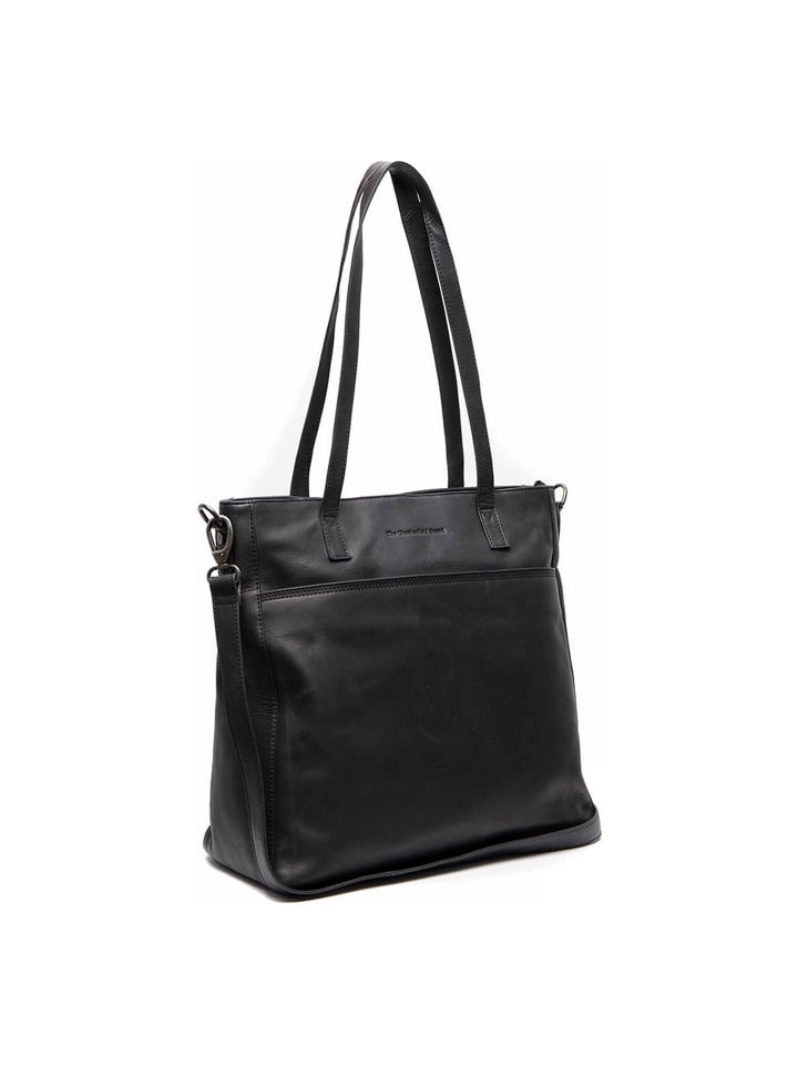 Mosel Shopper Tasche Leder 33 cm Laptopfach black