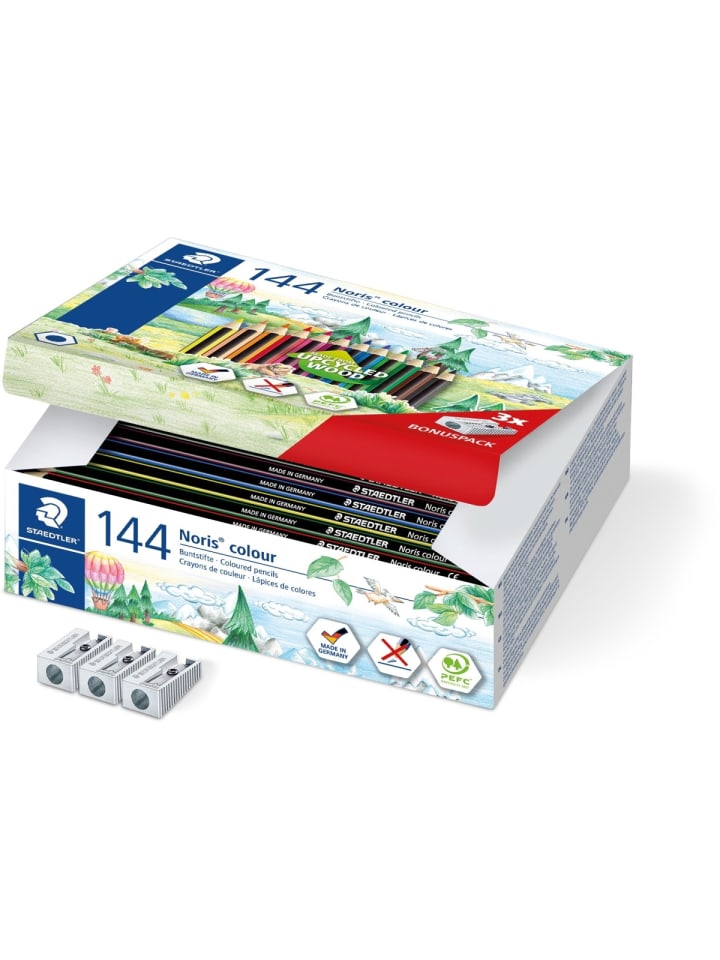 Farbstift Noris colour Class Pack Packung mit 144 Stück (12 Farben)
