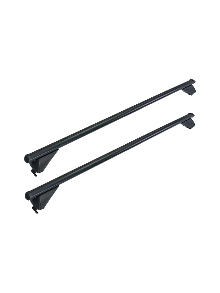 2 x Dachträger in Schwarz - 135 cm