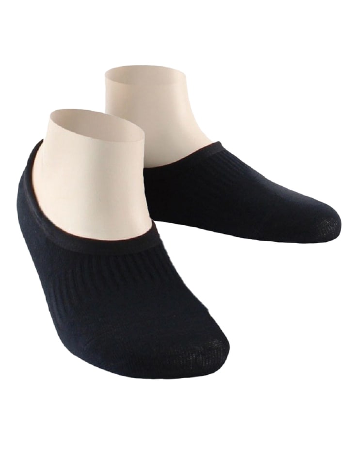 Strick-Füßlinge Gold ORGANIC COTTON in schwarz