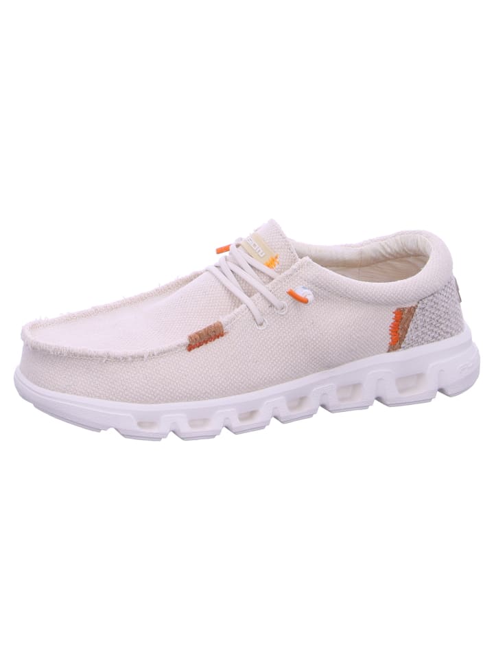 Leinenschuh in Beige