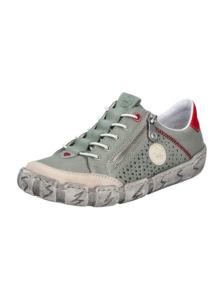 Sportliche Slipper in Grün