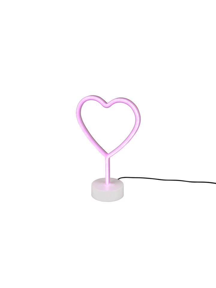 Tischleuchte HEART in weiß