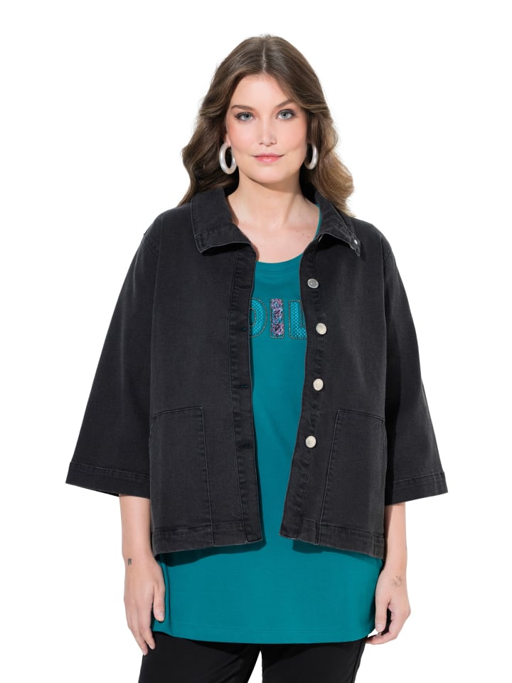Jacke in schwarz