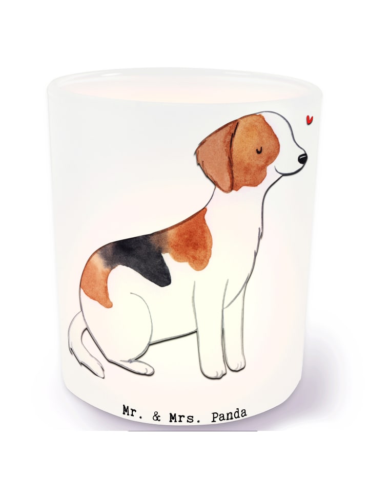 Kerzenhalter Foxhound Moment ohne Spruch in Transparent
