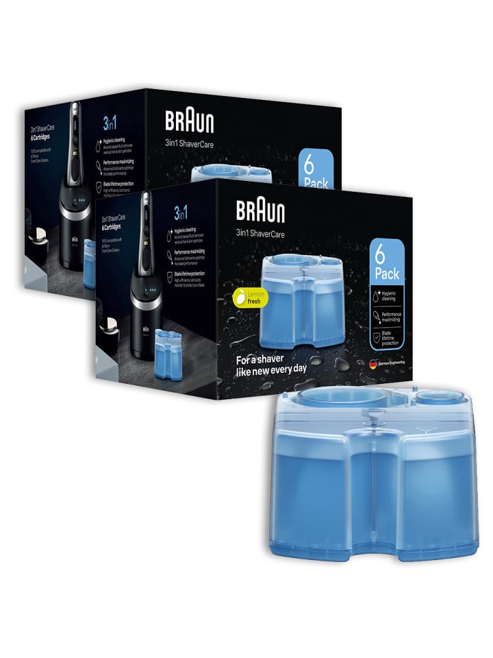 Reinigungskartuschen für Elektrorasierer "CC-System" (12er-Pack)