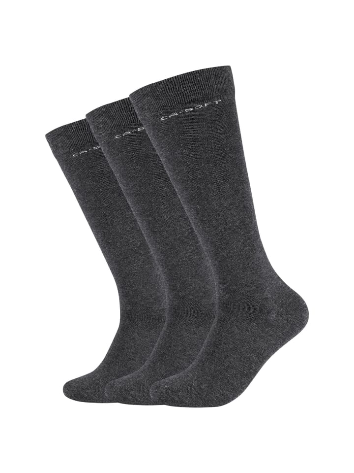 camano Kniestrümpfe 3er Pack ca-soft in anthracite melange günstig kaufen |  limango