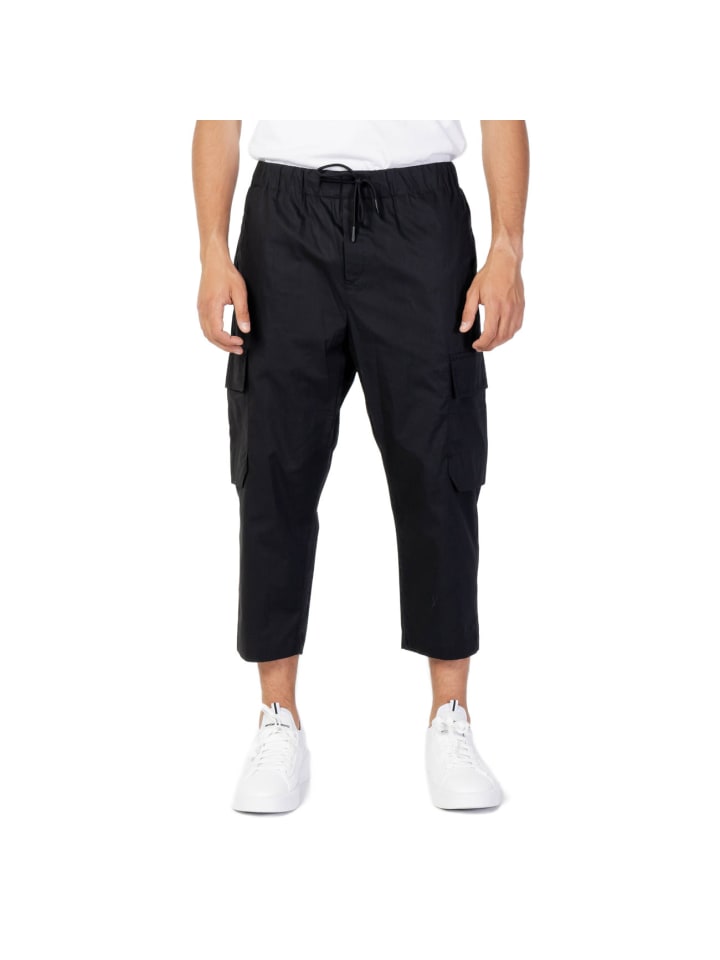 Schwarz Herren Hose