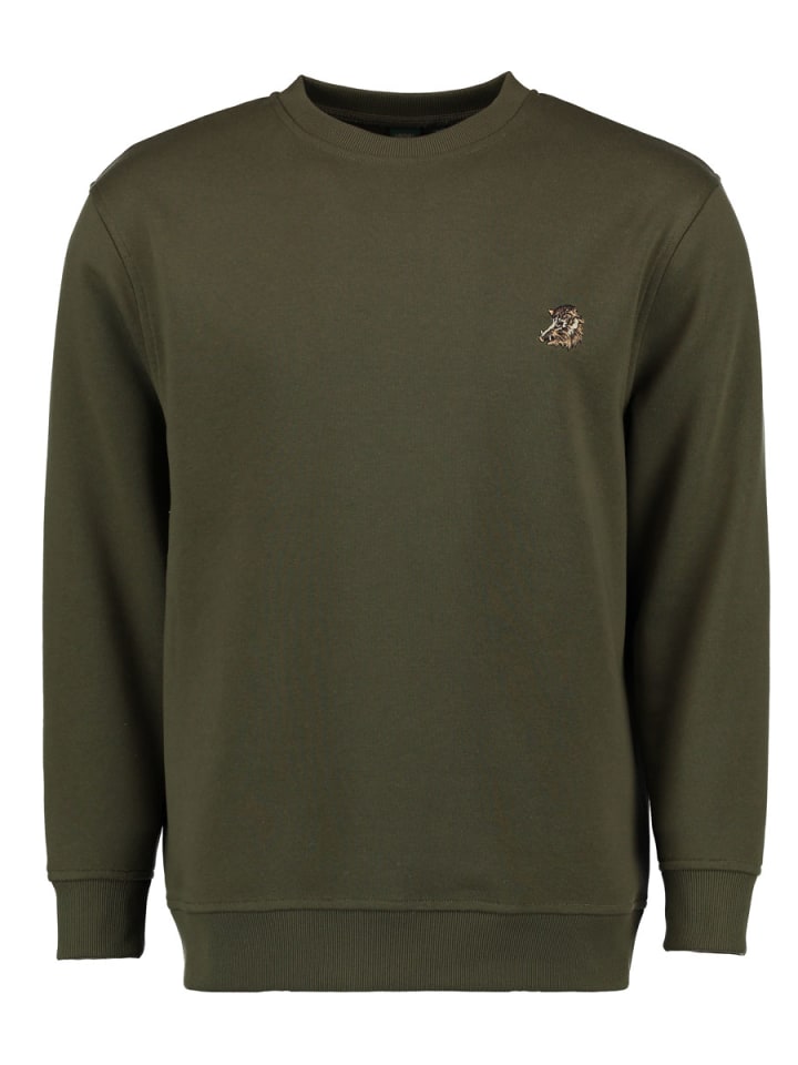 Sweatshirt Memvu in oliv