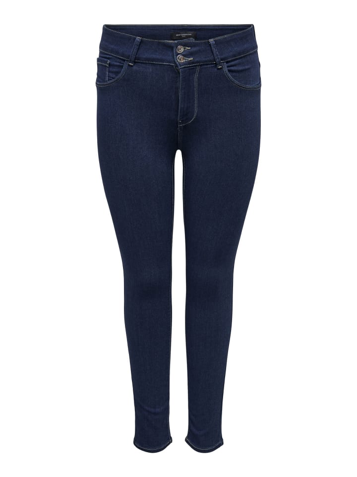 Skinny Jeans in Dark Blue Denim