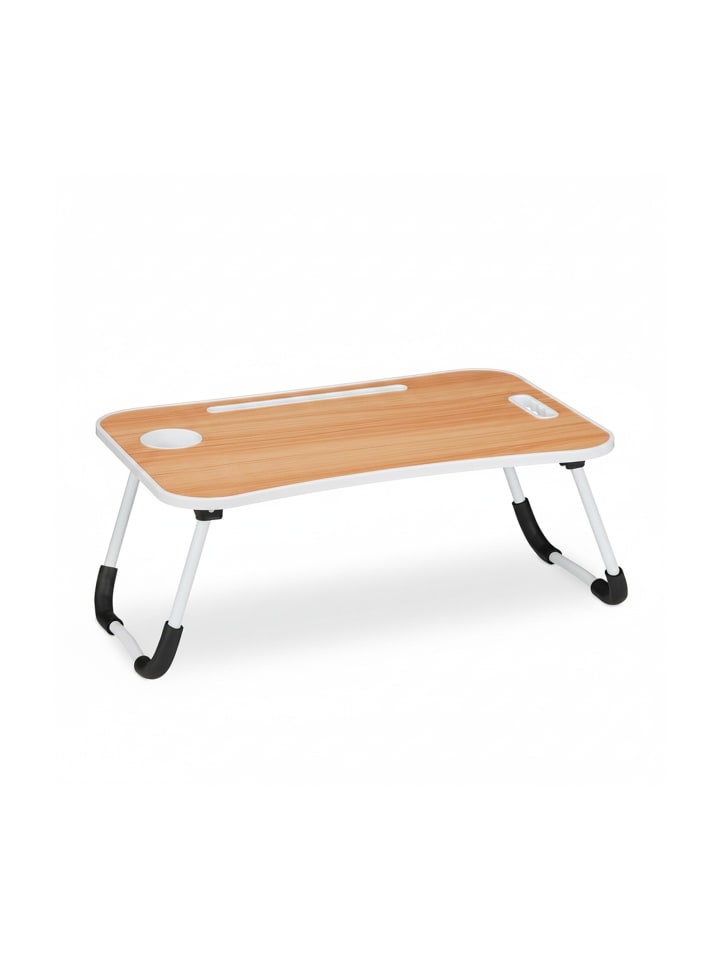 Laptoptisch in Hellbraun/ Weiß - (B)63 x (H)26 x (T)40 cm