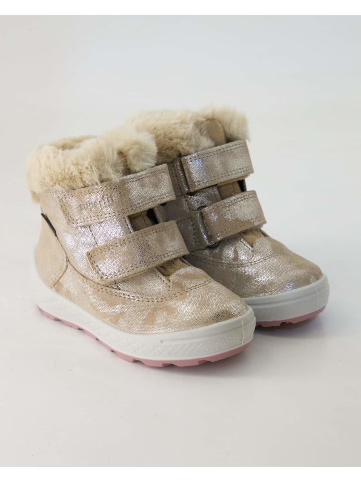Klettstiefel in Beige