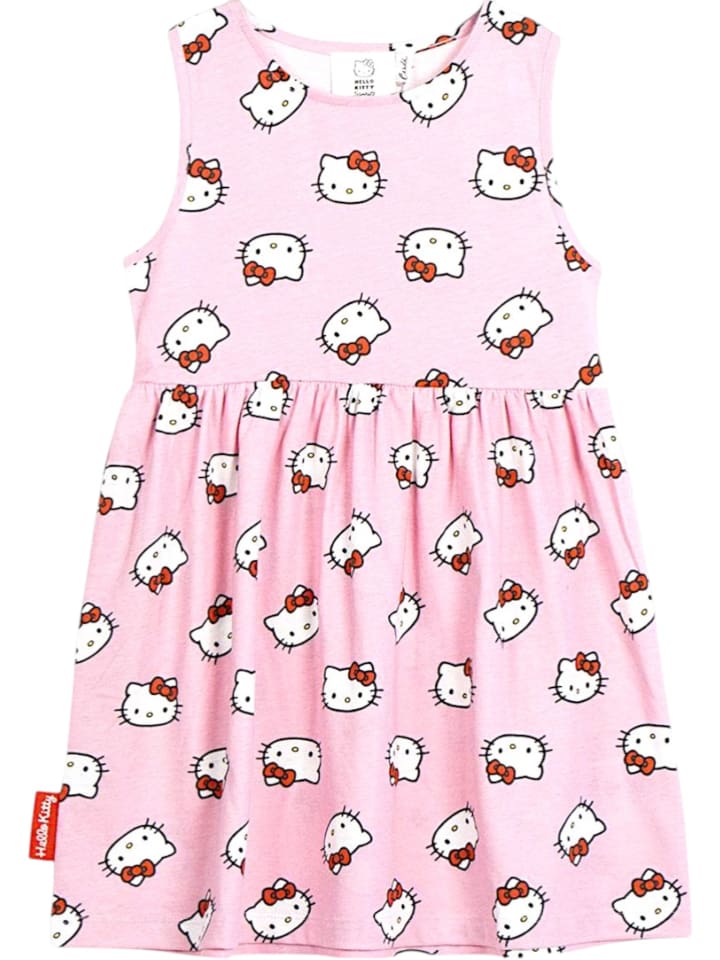 Sommerkleid Hello Kitty in Rosa