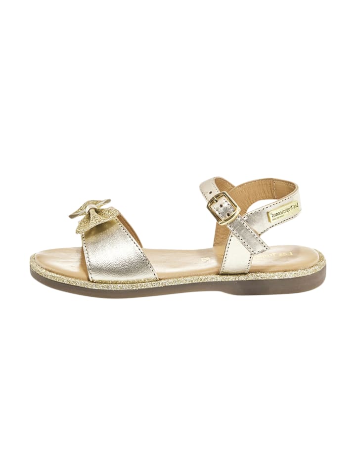 Ledersandalen für Kinder „Les Izor“ Gold
