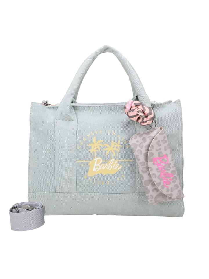Malibu Denim Limited Barbie Shopper Tasche 40 cm fresh blue