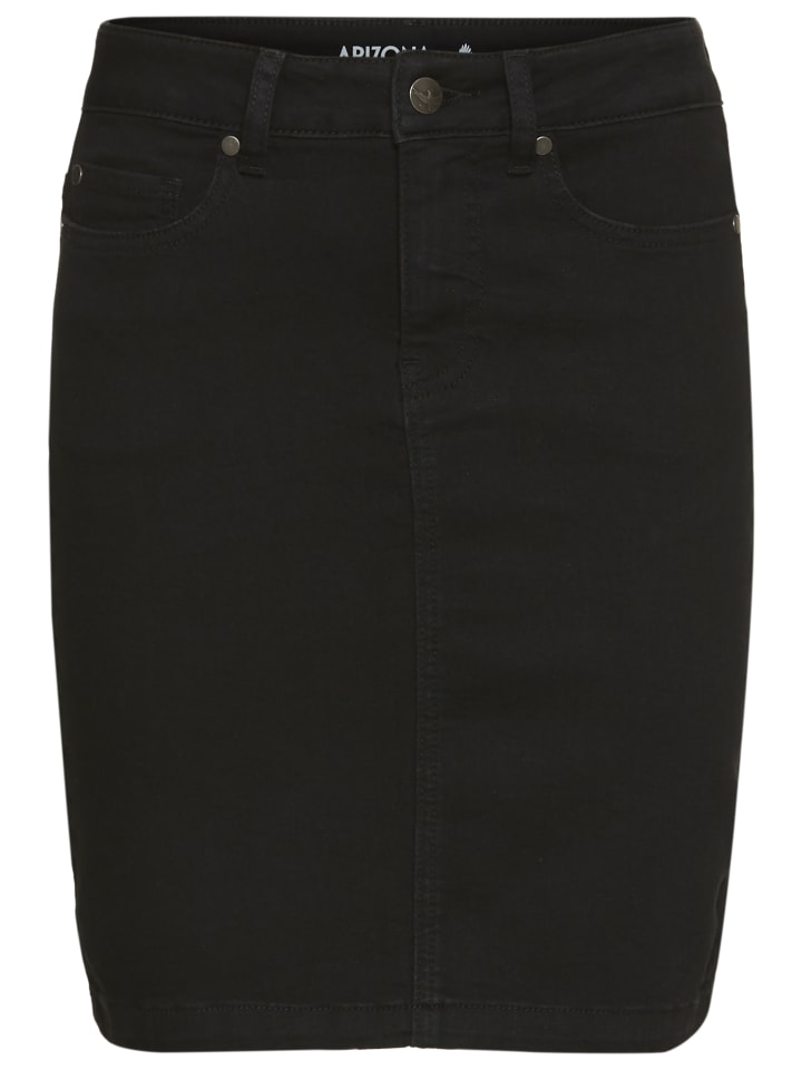 Jeansrock in schwarz