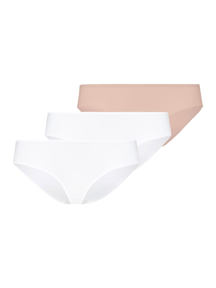 Midi Slip Ultralight in Weiß / beige