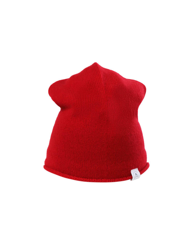 Bio Beanie in Postbox Rot